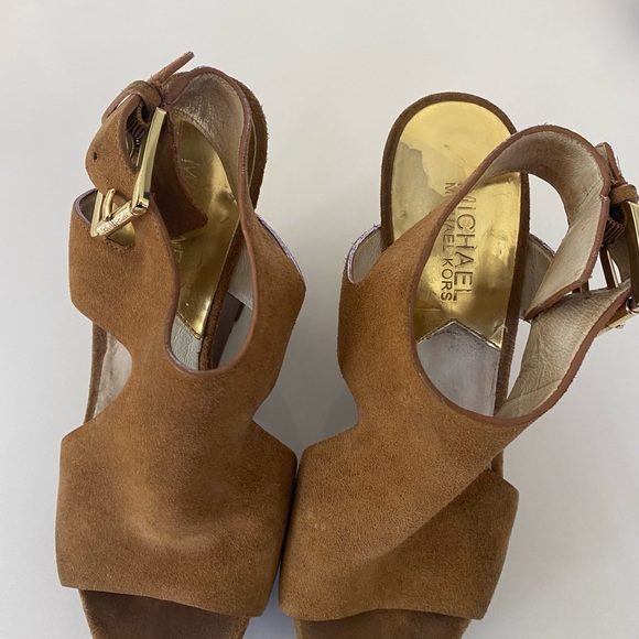 Michael Kors Genuine Suede Wedges gently used - Picture 2 of 4